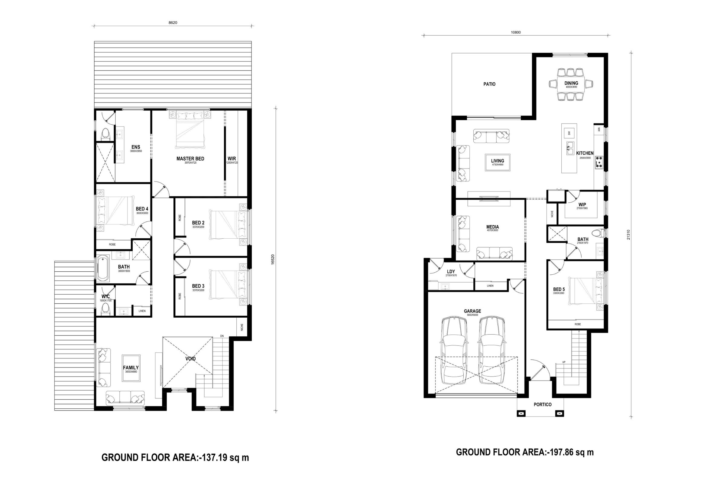 The Blanc floor plan