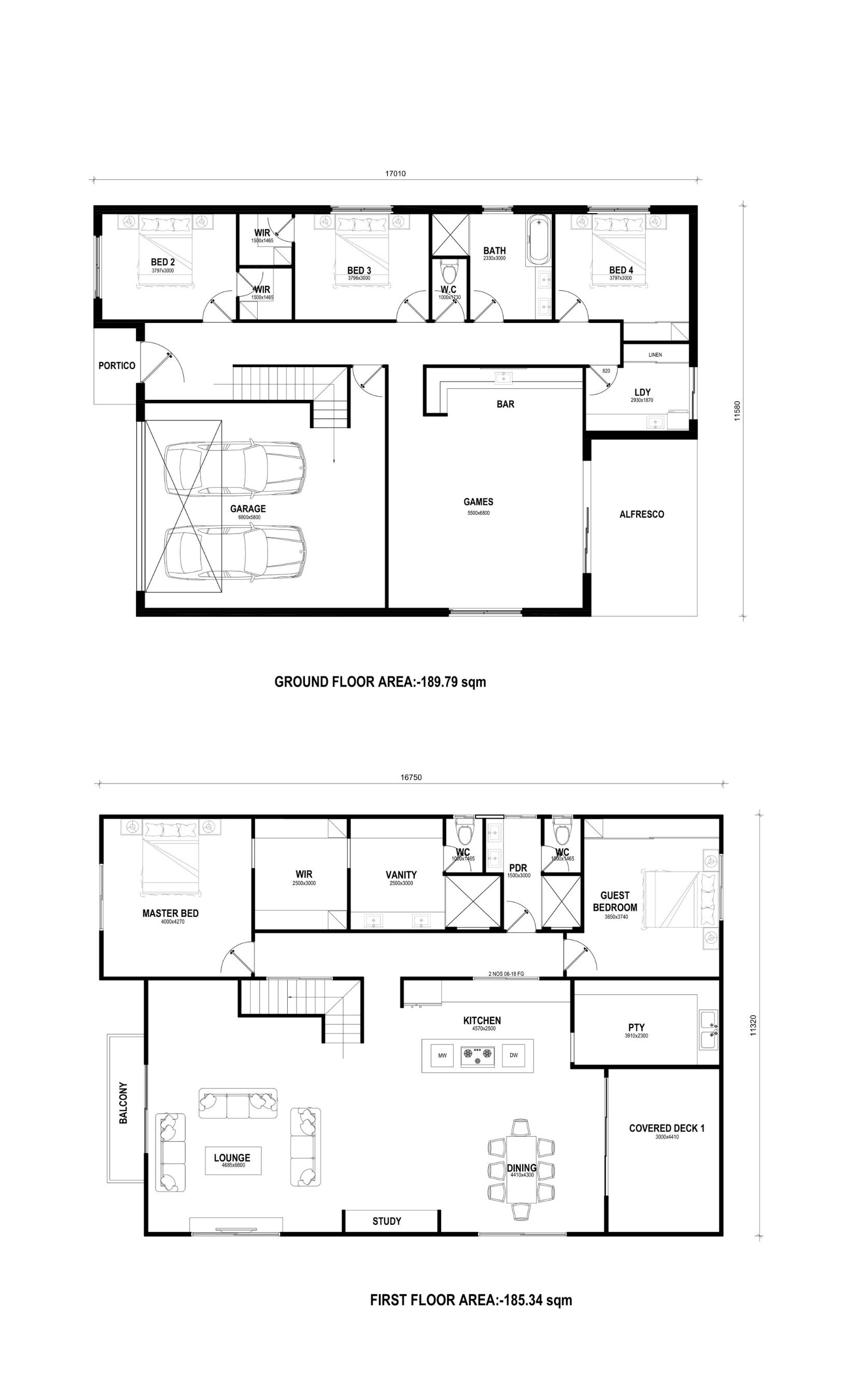 The Harlow floor plan