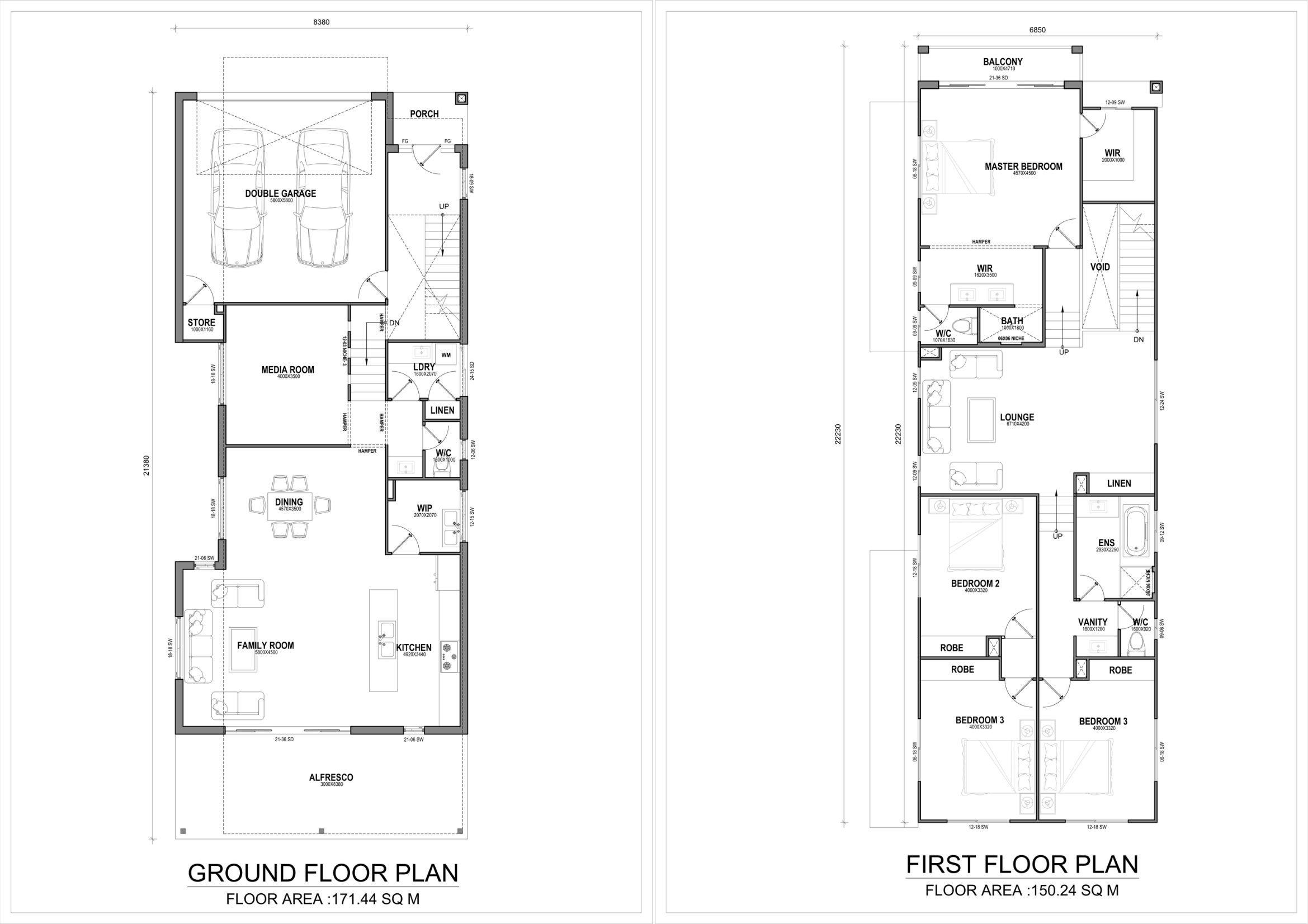 The Calibre floor plan